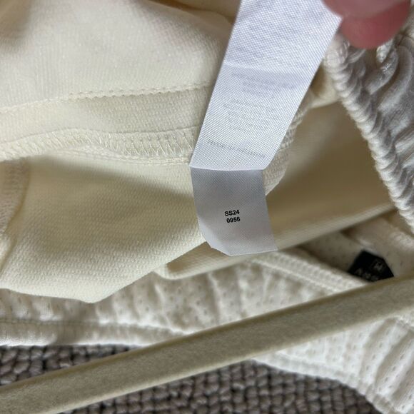 ASRV Joggers Mens Medium Cream Sweatpants DSG 0956 Micro Terry Gym Tech - Picture 9 of 13